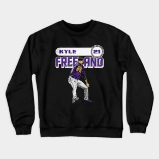 kyle freeland retro Crewneck Sweatshirt